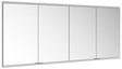 KEUCO Royal Modular 2.0 Spiegelschrank Wandeinbau 1800 mm, 4 Türen, silber-eloxiert