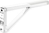 KEUCO AXESS Stützklappgriff WC 700 mm silber-eloxiert/schwarz – Wandmontage