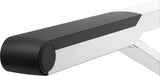 KEUCO AXESS Stützklappgriff WC 700 mm silber-eloxiert/schwarz – Wandmontage
