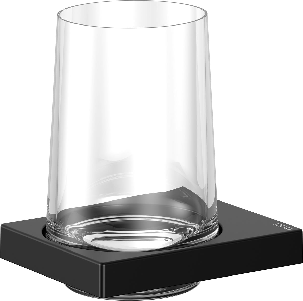 KEUCO Edition 11 Glashalter mit Echtkristall-Glas, verchromt – Wandmontage