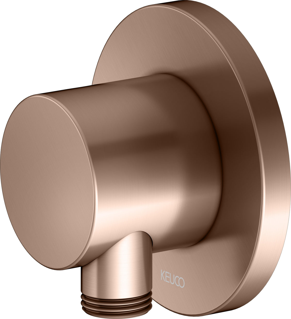 KEUCO IXMO Schlauchanschluss 59592 mit Brausehalter, rund, verchromt