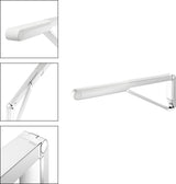 KEUCO AXESS Stützklappgriff WC 700 mm silber-eloxiert/schwarz – Wandmontage