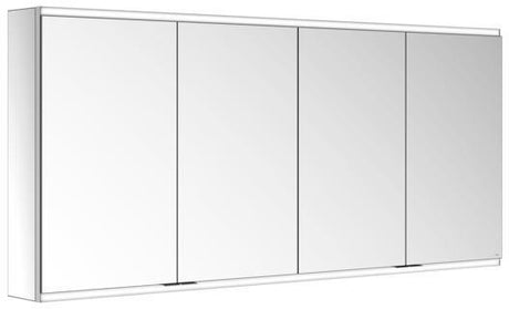 KEUCO Royal Modular 2.0 Spiegelschrank 1600 mm beleuchtet, 4 Türen, silber-eloxiert