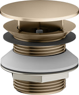KEUCO Schaftventil G 1 1/4 mit Haube, verchromt – Armaturenzubehör 59904