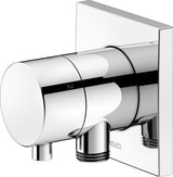 KEUCO IXMO Comfort 3-Wege-Ab- und Umstellventil, rund, verchromt – Unterputz