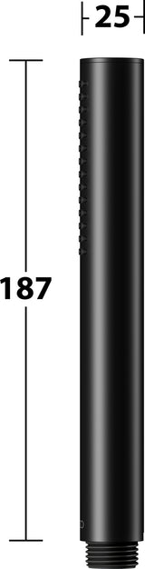 KEUCO Stabhandbrause Edition Atelier 56080, verchromt – 1 Strahl, 12 l/min, rund
