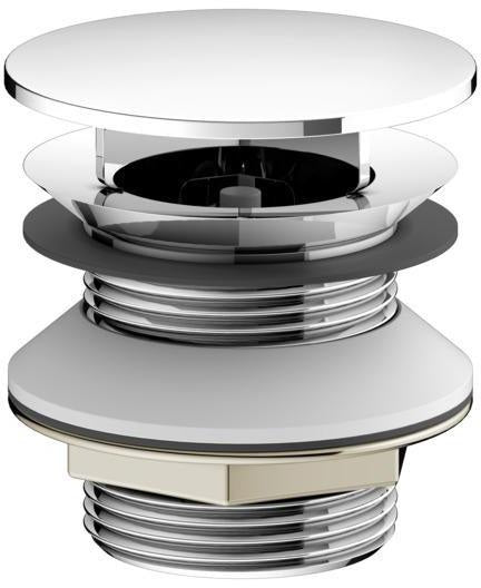 KEUCO Schaftventil G 1 1/4 mit Haube, verchromt – Armaturenzubehör 59904