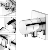 KEUCO IXMO Comfort 3-Wege-Ab- und Umstellventil, rund, verchromt – Unterputz