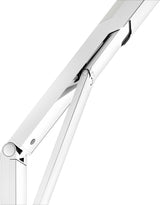 KEUCO AXESS Stützklappgriff WC 700 mm silber-eloxiert/schwarz – Wandmontage