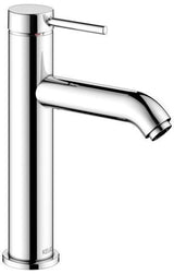 KEUCO IXMO Flat Einhebel-Waschtischmischer 130 verchromt ohne Zugstange