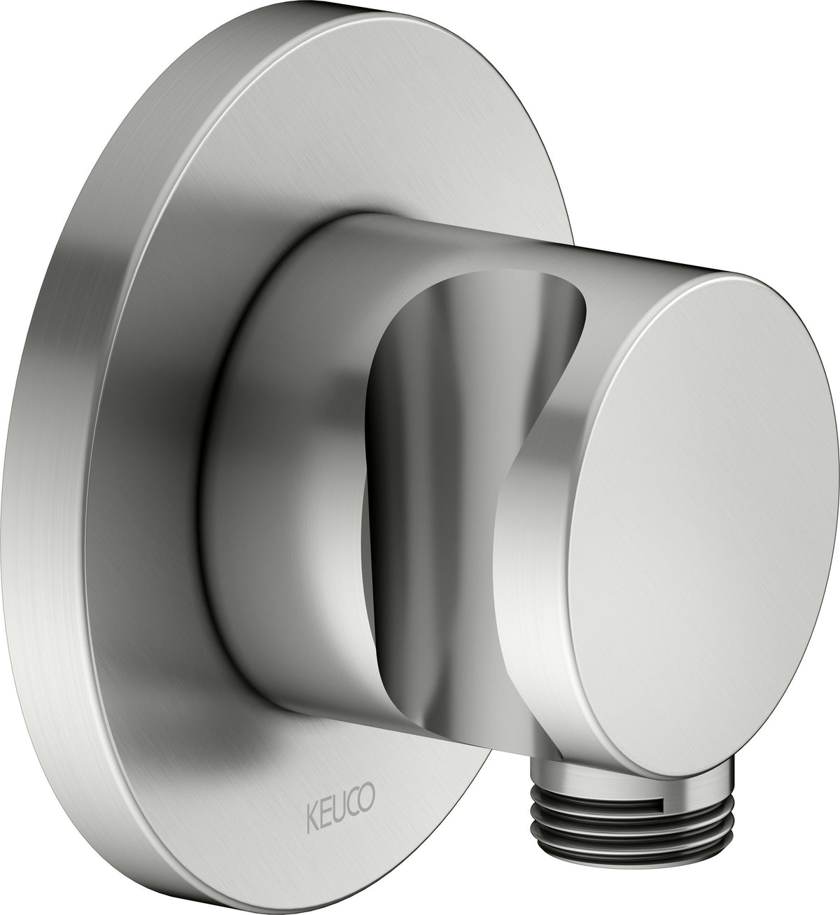 KEUCO IXMO Schlauchanschluss 59592 mit Brausehalter, rund, verchromt