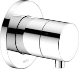 KEUCO IXMO Comfort 3-Wege-Ab- und Umstellventil, rund, verchromt – Unterputz