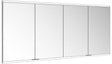 KEUCO Royal Modular 2.0 Spiegelschrank, beleuchtet, Wandeinbau, 1750 mm, silber-eloxiert