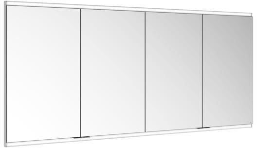 KEUCO Royal Modular 2.0 Spiegelschrank, beleuchtet, Wandeinbau, 1750 mm, silber-eloxiert