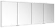 KEUCO Royal Modular 2.0 Spiegelschrank, beleuchtet, Wandeinbau, 2100 mm, silber-eloxiert
