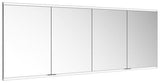 KEUCO Royal Modular 2.0 Spiegelschrank, beleuchtet, Wandeinbau, 2100 mm, silber-eloxiert
