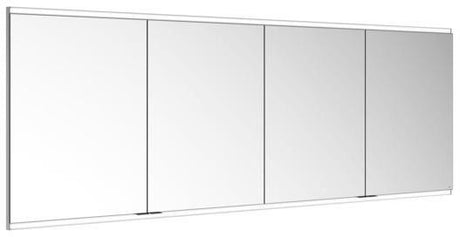 KEUCO Royal Modular 2.0 Spiegelschrank, beleuchtet, Wandeinbau, 2100 mm, silber-eloxiert