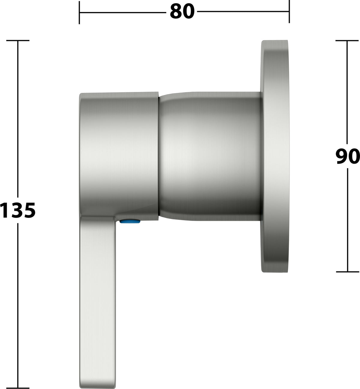 KEUCO Edition 400 Einhebelmischer Unterputz verchromt – Fertigmontageset mit Temperaturbegrenzung