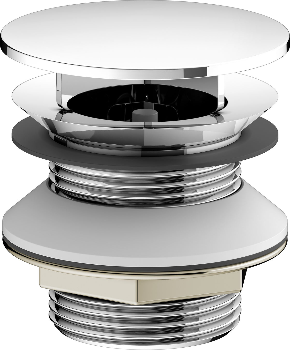 KEUCO Schaftventil G 1 1/4 mit Haube, verchromt – Armaturenzubehör 59904
