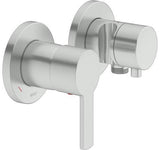 KEUCO Plan Blue Unterputz Einhebelmischer Aluminium-Finish – Fertigmontageset