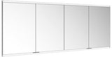 KEUCO Royal Modular 2.0 Spiegelschrank 2000 mm beleuchtet, Wandeinbau, silber-eloxiert