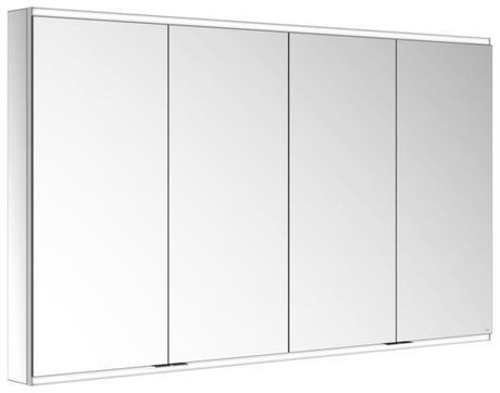 KEUCO Royal Modular 2.0 Spiegelschrank 1600 mm beleuchtet, 4 Türen, silber-eloxiert