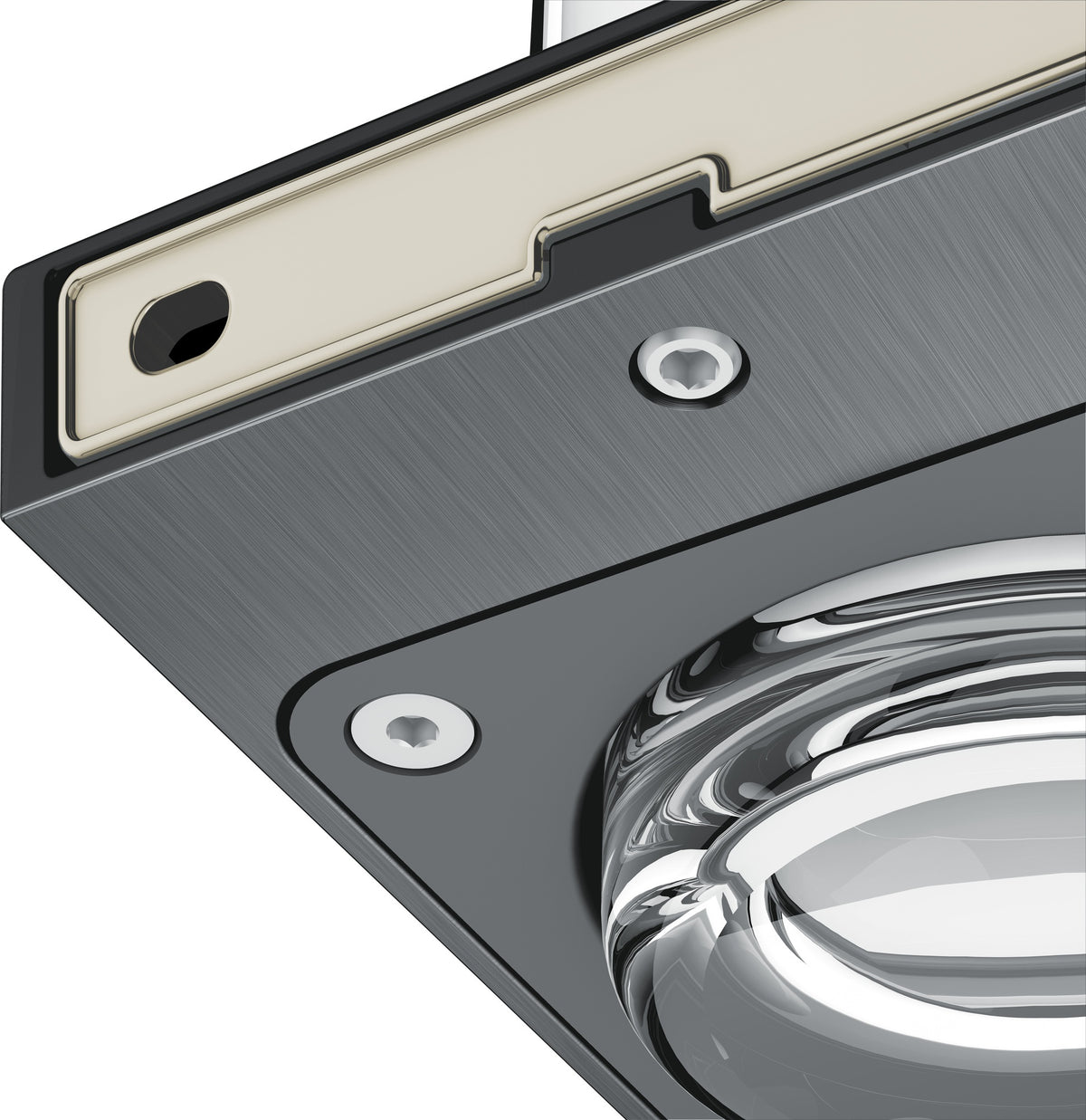 KEUCO Edition 11 Glashalter mit Echtkristall-Glas, verchromt – Wandmontage