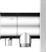 KEUCO IXMO Comfort 3-Wege-Ab- und Umstellventil, rund, verchromt – Unterputz