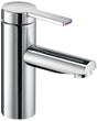 KEUCO Plan blue Einhebel-Waschtischmischer 90 Aluminium-finish ohne Ablaufgarnitur