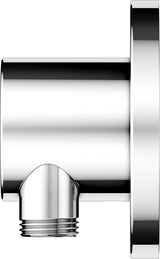 KEUCO IXMO Schlauchanschluss 59592 mit Brausehalter, rund, verchromt