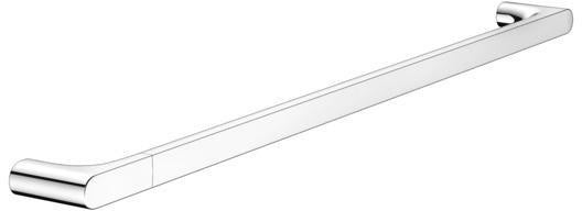 KEUCO Edition 400 Badetuchhalter 600 mm verchromt – eckiges Design von Tesseraux & Partner