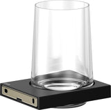 KEUCO Edition 11 Glashalter mit Echtkristall-Glas, verchromt – Wandmontage