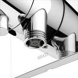 KEUCO IXMO Comfort 3-Wege-Ab- und Umstellventil, rund, verchromt – Unterputz