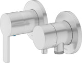 KEUCO Plan Blue Unterputz Einhebelmischer Aluminium-Finish – Fertigmontageset