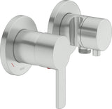 KEUCO Plan Blue Unterputz Einhebelmischer Aluminium-Finish – Fertigmontageset