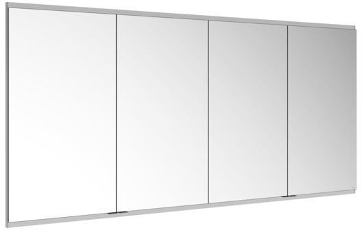 KEUCO Royal Modular 2.0 Spiegelschrank Wandeinbau 2100 mm, 4 Türen, ohne Beleuchtung, silber-eloxiert
