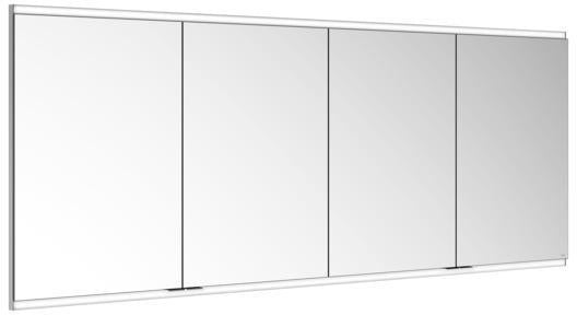 KEUCO Royal Modular 2.0 Spiegelschrank, beleuchtet, Wandeinbau, 1900 mm, silber-eloxiert
