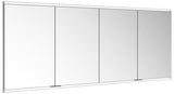 KEUCO Royal Modular 2.0 Spiegelschrank, beleuchtet, Wandeinbau, 1900 mm, silber-eloxiert