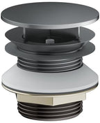 schwarzchrom gebürstet / 1 1/4 ″ / keine Angabe