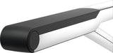 KEUCO AXESS Stützklappgriff WC 700 mm silber-eloxiert/schwarz – Wandmontage