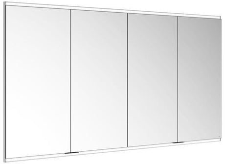 KEUCO Royal Modular 2.0 Spiegelschrank 1800 mm beleuchtet, Wandeinbau, silber-eloxiert