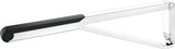 KEUCO AXESS Stützklappgriff WC 700 mm silber-eloxiert/schwarz – Wandmontage