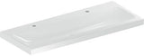 Geberit iCon Light Waschtisch 120x48 cm, 2 Hahnlöcher, mit Überlauf, weiß – Sanitärkeramik