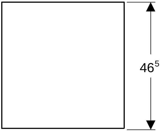 Geberit ONE Seitenelement 45 cm weiß hochglänzend mit Glaseinlegeboden