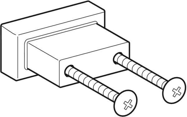 GEBERIT iCon Griff für Hochschrank – Türgriff aus der Serie iCon, 36 cm Breite