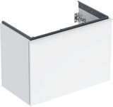 Geberit Acanto Unterschrank für Waschtisch 75 cm, 1 Schublade, weiß hochglänzend