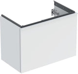 Geberit Acanto Unterschrank für Waschtisch 75 cm, 1 Schublade, weiß hochglänzend