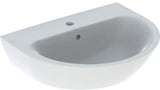 Geberit Renova Waschtisch 60 cm mit Hahnloch & Überlauf, weiß, KeraTect