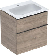 Geberit iCon Set Möbelwaschtisch 60 cm mit Unterschrank, 2 Schubladen, weiß hochglanz