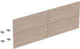 Geberit ONE Schubladenfronten-Set für Waschtisch-Unterschrank, 4 Schubladen, 135 cm, weiß hochglänzend